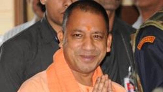 Uttar Pradesh Chief Minister Yogi Aditya nath in Lucknow(Subhankar Chakraborty/HT PHOTO)