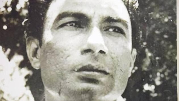 A rare photograph of Sahir Ludhianvi from the Sajjad Zaheer estate.