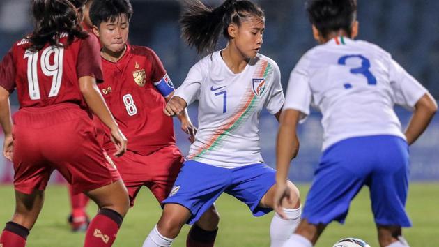 Grace Lalrampari scored the only goal of the game against Thailand. (AIFF)