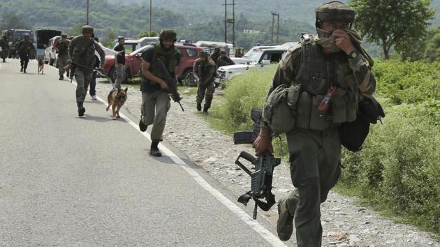 Based on intelligence inputs, security agencies believe that at least two separate ‘buddy’ groups of the Jaish-e-Mohammed comprising two terrorists each have entered Kashmir Valley in early September. (AP/Picture for representation) Based on intelligence inputs, security agencies believe that at least two separate ‘buddy’ groups of the Jaish-e-Mohammed comprising two terrorists each have entered Kashmir Valley in early September. (AP/Picture for representation)