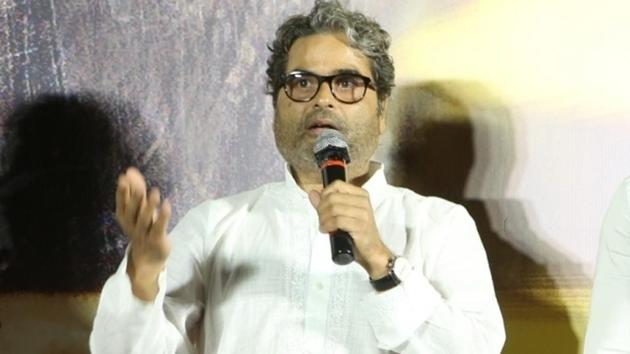 Vishal Bhardwaj at the song launch of film Pataakha, in Mumbai.(IANS)