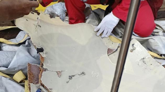 Wreckage had been found near where the Lion Air plane lost contact with air traffic officials on the ground, said Muhmmad Syaugi, the head of the search and rescue agency. “We don’t know yet whether there are any survivors,” Syaugi told a news conference. “We hope, we pray, but we cannot confirm.” (BNPB via AP)