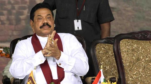 Mahinda Rajapaksa in his statement last night called for a snap parliamentary election to end the impasse.(HT File Photo)