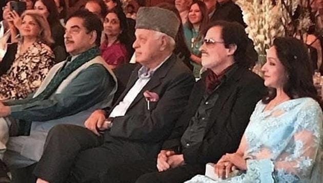 Hema Malini, Sanjay Khan, Farooq Abdullah and Shatrughan Sinha