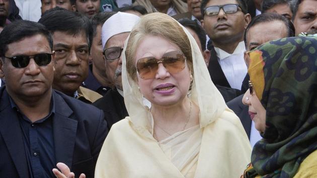 Khaleda Zia denied wrongdoing and her Bangladesh Nationalist Party (BNP) says her conviction in February is aimed at keeping her and her family out of politics.(AP)