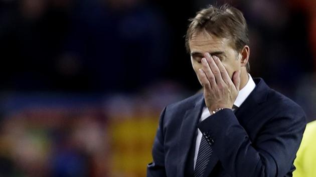 File image of sacked Real Madrid coach Julen Lopetegui. (AP) File image of sacked Real Madrid coach Julen Lopetegui. (AP)