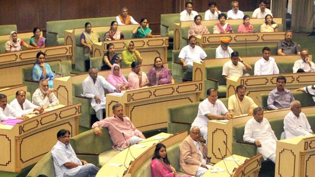 Women MLA's in Rajasthan Assembly. There are eight assembly constituencies in the state’s Hadoti region from where no woman has been elected as legislator since Independence.(HT File Photo) Women MLA's in Rajasthan Assembly. There are eight assembly constituencies in the state’s Hadoti region from where no woman has been elected as legislator since Independence.(HT File Photo)