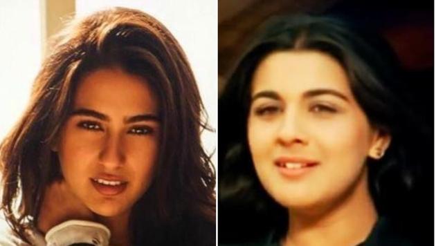 In the Kedarnath teaser, another bit noticed by all was how much Sara Ali Khan resembled her mother, Amrita Singh.(Instagram)