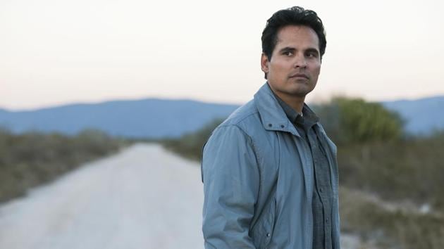 Michael Pena in a still from Narcos Mexico.(Carlos Somonte/Netflix)