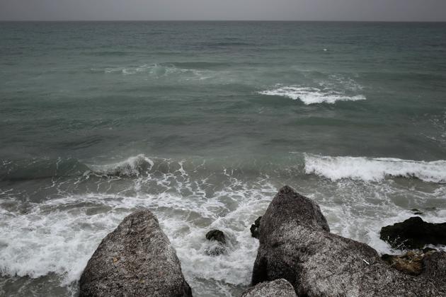 This April 14, 2018 photo shows the beach from where migrants leave for Italy, in the town of Ras Jabal, Bizerte, Tunisia. Often the tides of the Mediterranean bring ashore the bodies and belongings of those who attempted a migration. (AP Photo/Nariman El-Mofty) (AP) This April 14, 2018 photo shows the beach from where migrants leave for Italy, in the town of Ras Jabal, Bizerte, Tunisia. Often the tides of the Mediterranean bring ashore the bodies and belongings of those who attempted a migration. (AP Photo/Nariman El-Mofty) (AP)