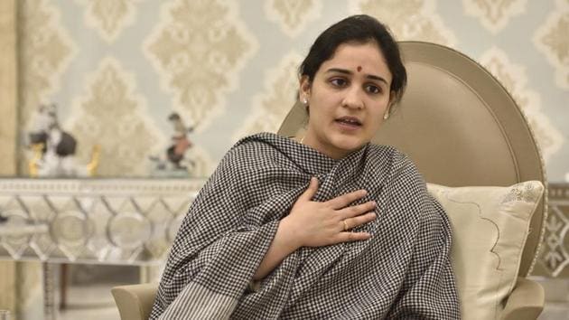 Aparna Yadav, the younger daughter-in-law of Mulayam Singh Yadav has said that a Ram Temple should be built in Ayodhya.(HT file photo)