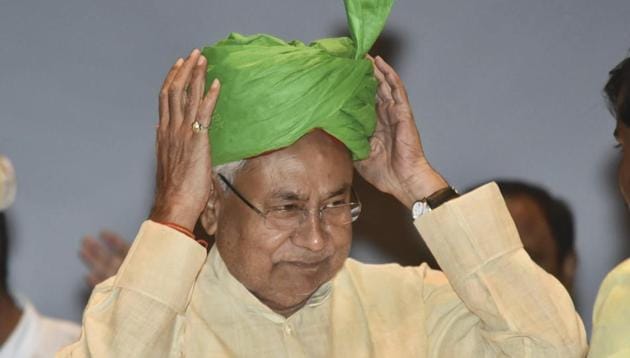 Upendra Kushwaha said Nitish Kumar had spoken with “a heavy heart” when he had spoken to him about his intention a few months back.(PTI)