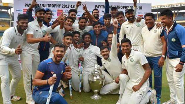 Defending champions Vidarbha beat Delhi to win the Ranji Trophy last season. (PTI) Defending champions Vidarbha beat Delhi to win the Ranji Trophy last season. (PTI)