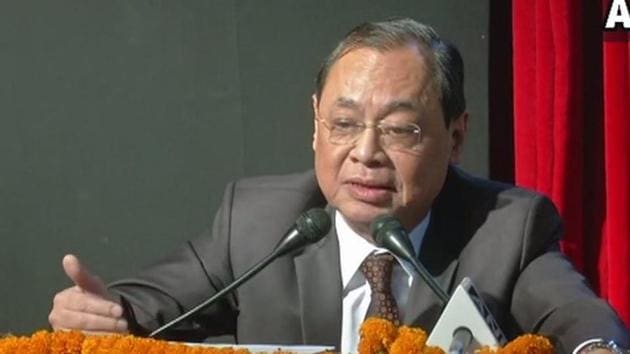Chief Justice Ranjan Gogoi in New Delhi on Thursday. (ANI photo) Chief Justice Ranjan Gogoi in New Delhi on Thursday. (ANI photo)