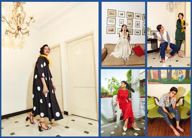 Sporting vintage just became fashionable. (Location Courtesy: Sirohi House, New Delhi; Art direction: Amit Malik; Make-up and hair: Vidya Tikari Studio;Models: Yashvika Ghai (Ninjas Model Management) and Ransher (Inega))(Dolly Devi)