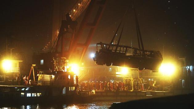 As per police, a brawl between a passenger and a bus driver was the cause of the bus plunging off a bridge and killing more than a dozen people in southwestern China.(AP)
