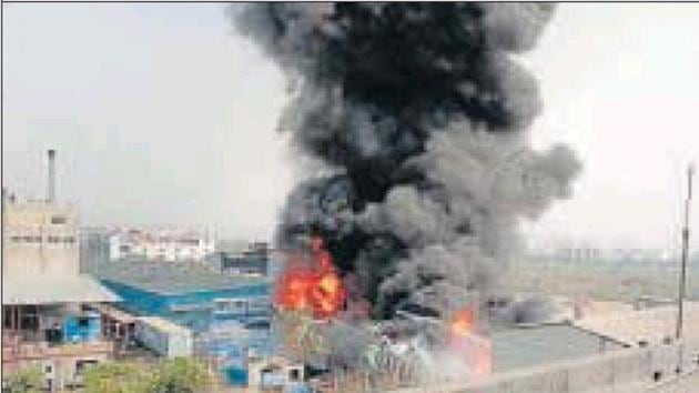Machines, clothing equipment, electronics and furniture were all gutted in the fire.(HT Photo) Machines, clothing equipment, electronics and furniture were all gutted in the fire.(HT Photo)