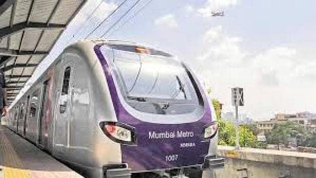 Currently, four Metro lines in the city are under construction.(HT File) Currently, four Metro lines in the city are under construction.(HT File)
