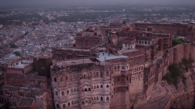 The Mehrangarh Fort was built in 1460 and has also been featured in The Dark Knight Rises.