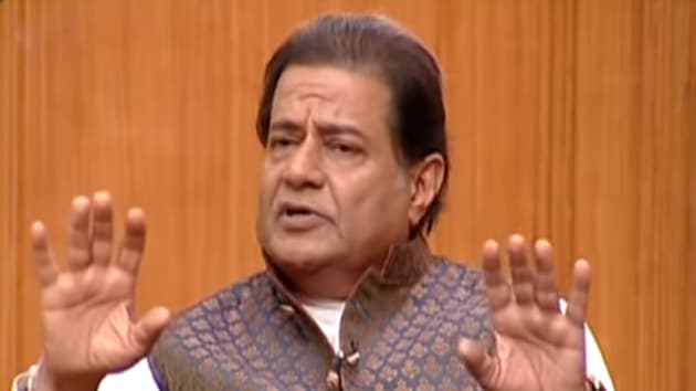 Anup Jalota makes an appearance on Aap Ki Adalat.