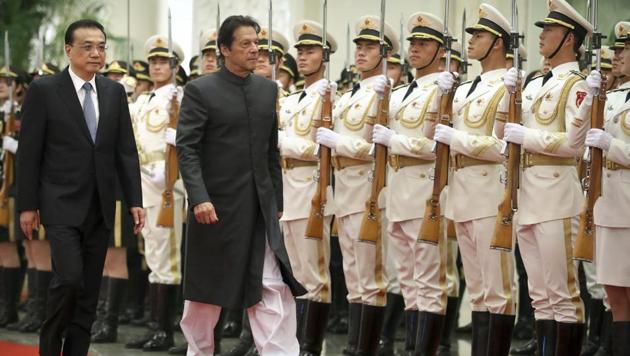 China and Pakistan on Sunday agreed to further develop their military cooperation after Pakistan Prime Minister Imran Khan ended his official talks with the Chinese leadership in Beijing.(AP)