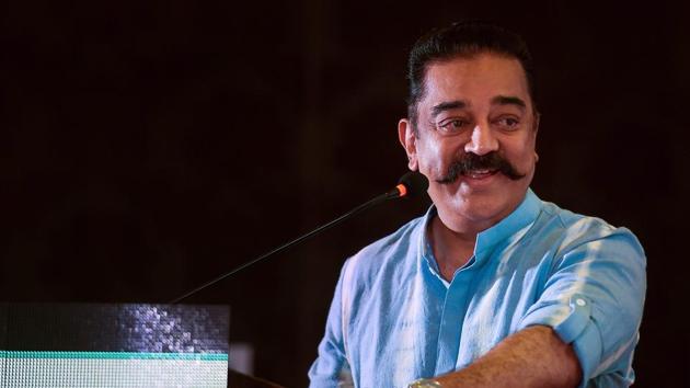 Kamal Haasan in his birthday message to fans and party supporters, exhorted them to take up welfare activities rather than meeting him to wish him. (PTI Photo) Kamal Haasan in his birthday message to fans and party supporters, exhorted them to take up welfare activities rather than meeting him to wish him. (PTI Photo)