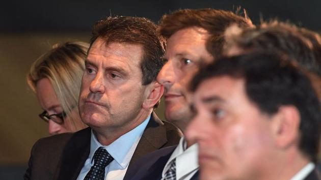 (Second from left) File image of former Cricket Australia director Mark Taylor.(AFP)