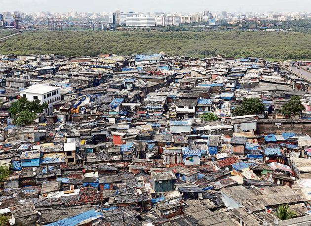 An overview of Dharavi, one of the largest slum pockets in Asia. In India there isn’t enough data on the path out of ‘slumhood’ to ‘neighbourhood’(Hindustan Times)
