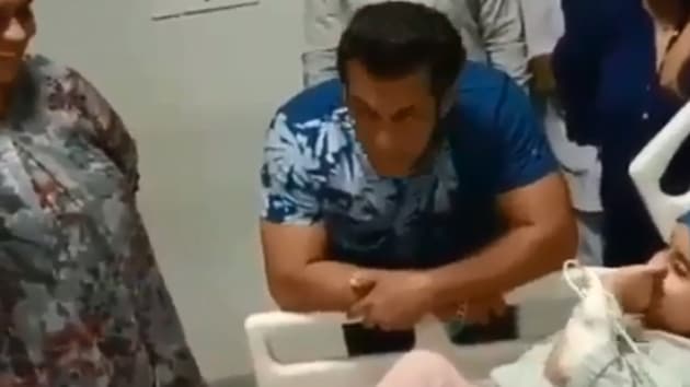 Salman Khan in a screengrab from the video.