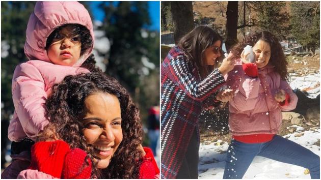 Kangana Ranaut is celebrating Diwali in Manali this year.(Instagram)