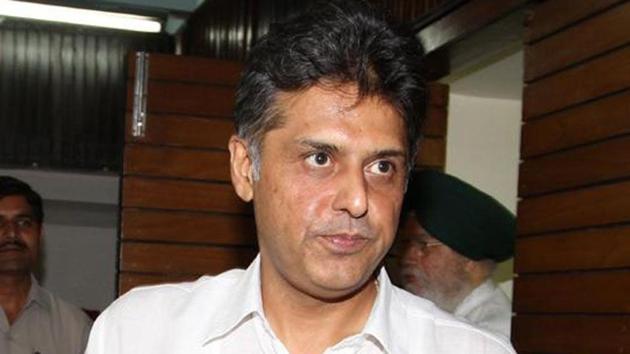 Senior Congress leader and former Union minister Manish Tewari.(HT File Photo)
