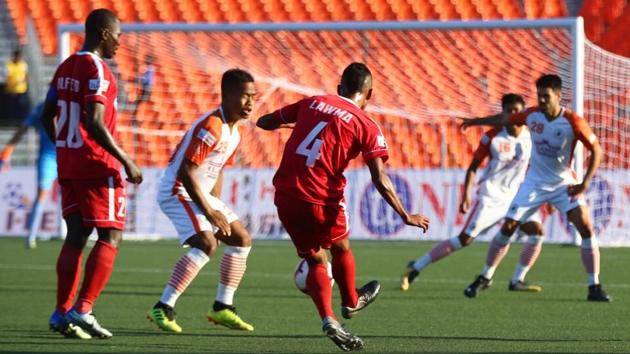 Neroca FC and Aizwal FC played out a goalless draw.(AIFF)