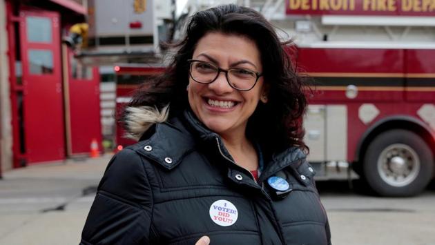 Rashida Tlaib is the Detroit-born daughter of Palestinian immigrants -- the eldest of 14 children.(REUTERS)