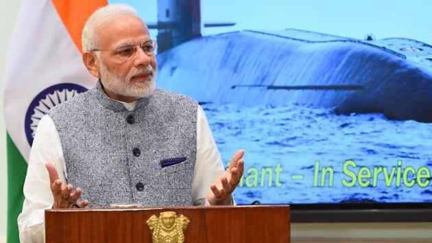 Prime Minister Narendra Modi announced on November 5 that INS Arihant had successfully completed its first deterrence patrol. (Narendra Modi/Twitter) Prime Minister Narendra Modi announced on November 5 that INS Arihant had successfully completed its first deterrence patrol. (Narendra Modi/Twitter)
