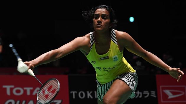 India's Pusarla Venkata Sindhu hits a return towards China's Gao Fangjie during their women's second round match at the Japan Open badminton championships in Tokyo on September 13, 2018. (AFP) India's Pusarla Venkata Sindhu hits a return towards China's Gao Fangjie during their women's second round match at the Japan Open badminton championships in Tokyo on September 13, 2018. (AFP)