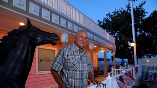 Dennis Hof, posing outside the brothel in Mound House, Nevada, U.S (REUTERS) Dennis Hof, posing outside the brothel in Mound House, Nevada, U.S (REUTERS)