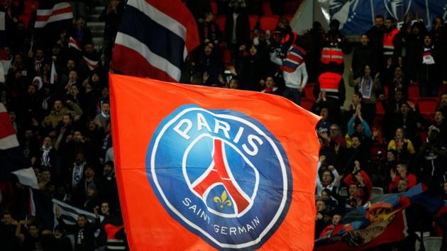 This file photo shows Saint-Germain's supporters wave flags during the French Cup round of 16 football match between Paris Saint-Germain (PSG) and Guingamp (EAG) at the Parc des Princes stadium. (AFP) This file photo shows Saint-Germain's supporters wave flags during the French Cup round of 16 football match between Paris Saint-Germain (PSG) and Guingamp (EAG) at the Parc des Princes stadium. (AFP)