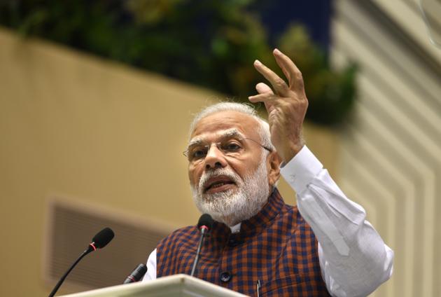 Prime Minister Narendra Modi’s government has been tightening the provisions of the Enemy Property Act 1968 to include even lawful heirs who stayed behind and were Indian citizens. (Arvind Yadav/HT PHOTO) Prime Minister Narendra Modi’s government has been tightening the provisions of the Enemy Property Act 1968 to include even lawful heirs who stayed behind and were Indian citizens. (Arvind Yadav/HT PHOTO)