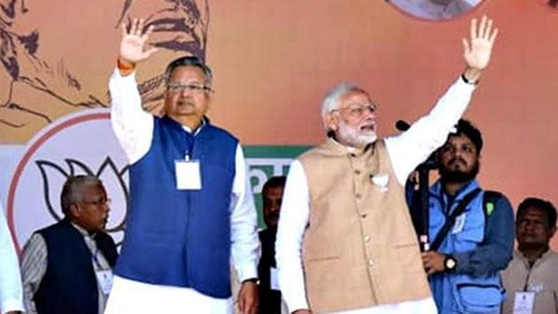 Prime Minister Narendra Modi during an election rally at Jagdalpur, in Bastar district, Friday, Nov 9, 2018. (PTI File Photo) Prime Minister Narendra Modi during an election rally at Jagdalpur, in Bastar district, Friday, Nov 9, 2018. (PTI File Photo)
