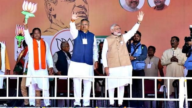 Prime Minister Narendra Modi during an election rally at Jagdalpur, in Bastar district on November 9. (PTI File Photo) Prime Minister Narendra Modi during an election rally at Jagdalpur, in Bastar district on November 9. (PTI File Photo)