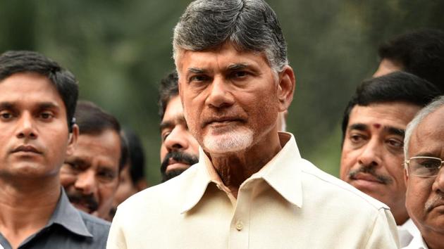Andhra Pradesh CM Chandrababu Naidu expanded the cabinet to 24 ministers by inducting his son Nara Lokesh Babu and four MLAs who defected from the YSR Congress on April 2, 2017. (HT File Photo) Andhra Pradesh CM Chandrababu Naidu expanded the cabinet to 24 ministers by inducting his son Nara Lokesh Babu and four MLAs who defected from the YSR Congress on April 2, 2017. (HT File Photo)