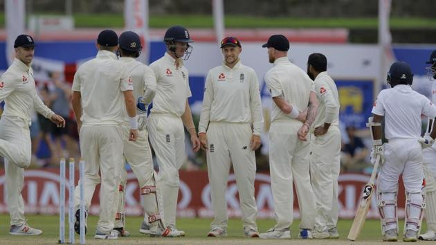 England won the first Test match by 211 runs.(AP) England won the first Test match by 211 runs.(AP)