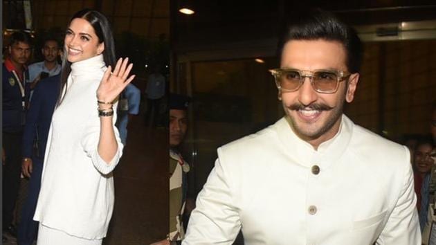 Ranveer Singh's white pantsuit, paired with jewels from Tiffany