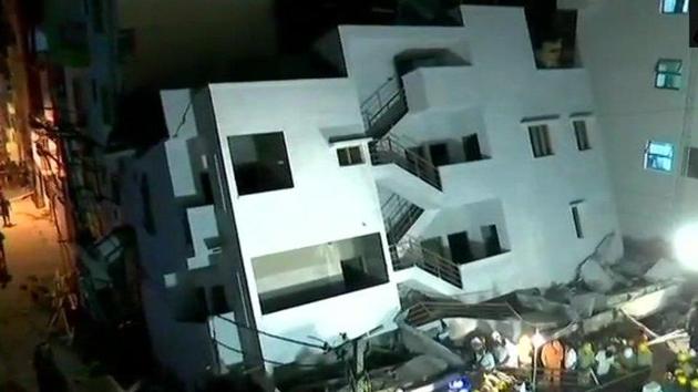 One Dead As Under-construction Building Collapses In Bengaluru | Latest ...