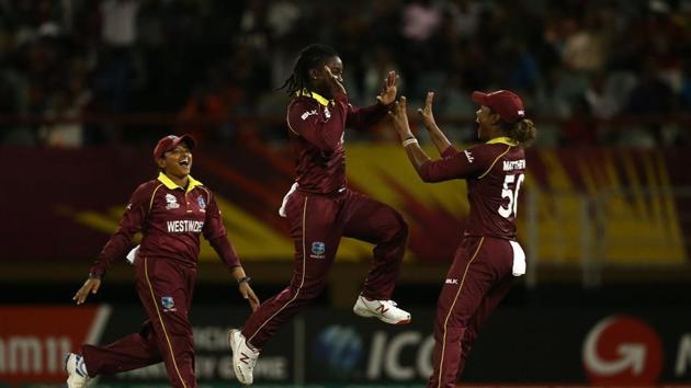 West Indies are now top of Group A thanks to a better run rate.(Twitter) West Indies are now top of Group A thanks to a better run rate.(Twitter)