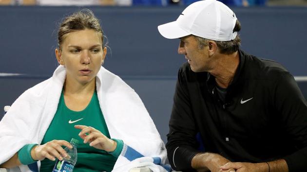 Darren Cahill had been Simona Halep’s coach for four years.(AFP)