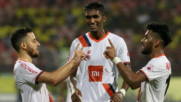 FC Goa defeated Kerala Blasters in their ISL 2018 encounter.(AIFF) FC Goa defeated Kerala Blasters in their ISL 2018 encounter.(AIFF)