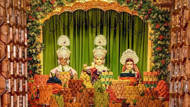 Statue of Lord Krishna at Swaminarayan Temple in Surat. (PTI File Photo/Representative image) Statue of Lord Krishna at Swaminarayan Temple in Surat. (PTI File Photo/Representative image)