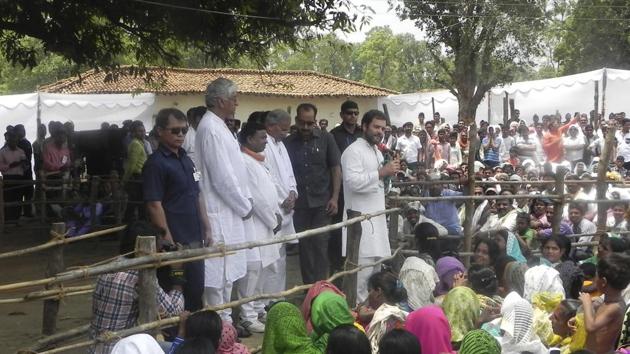 Congress vice president Rahul Gandhi interacts with the people at Madanpur village chaupal, in Korba, Chhattisgarh on June 15. (HT File Photo/Representative image) Congress vice president Rahul Gandhi interacts with the people at Madanpur village chaupal, in Korba, Chhattisgarh on June 15. (HT File Photo/Representative image)