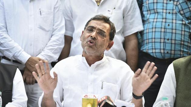 Rashtriya Lok Samta Party (RLSP) leader Upendra Kushwaha during a press conference, in New Delhi October 30. (AP Photo) Rashtriya Lok Samta Party (RLSP) leader Upendra Kushwaha during a press conference, in New Delhi October 30. (AP Photo)